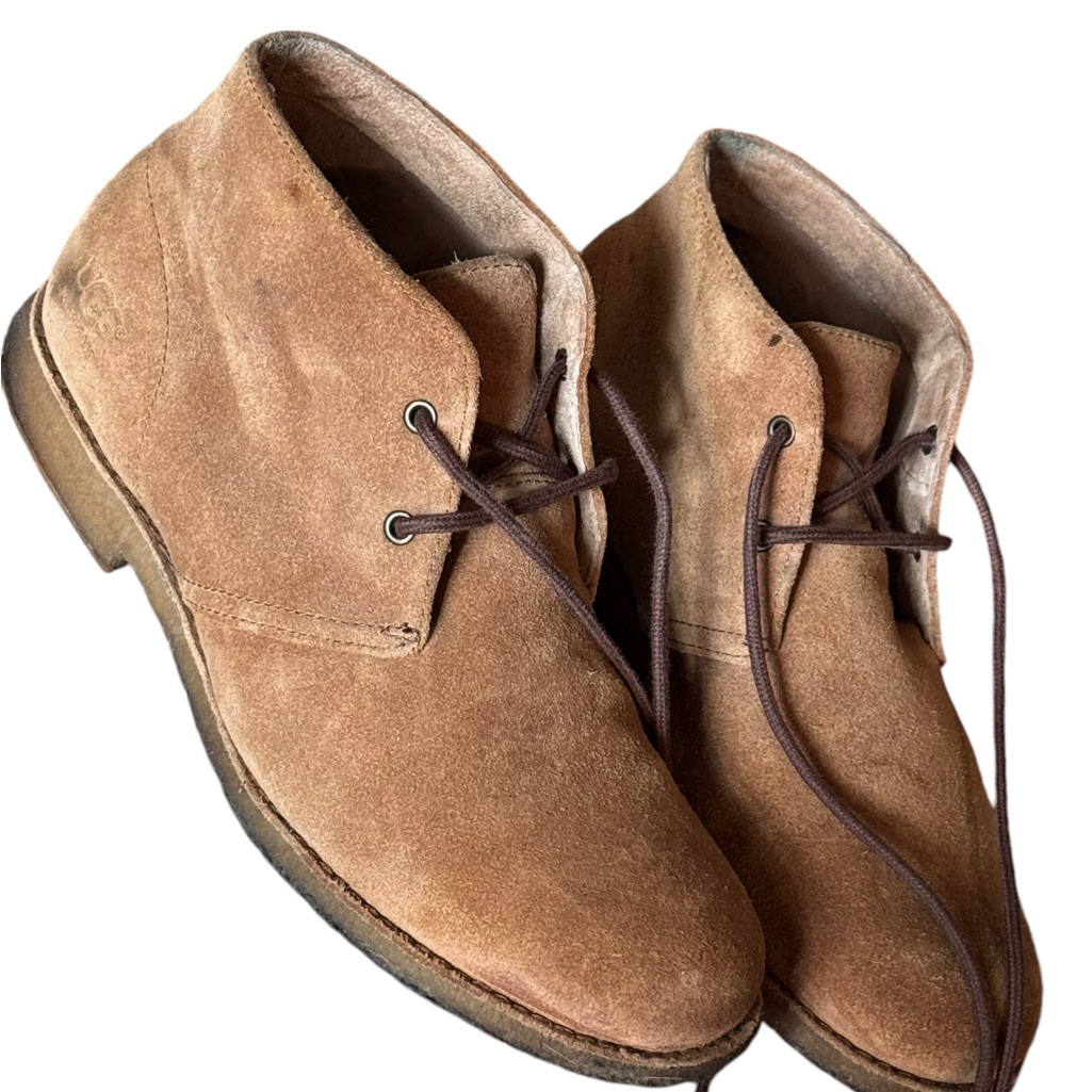 Ugg Men’s Brown Suede Leather Shoe Boot Size 9